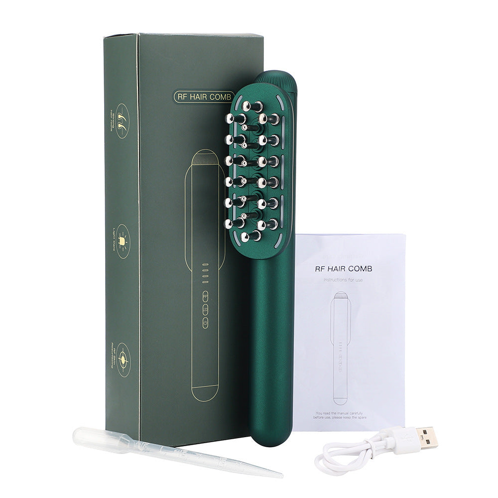 AZTrendy RF DermaGlow Comb: Electric Scalp Massager with Radio Frequency & EMS Vibration πββοΈβ¨