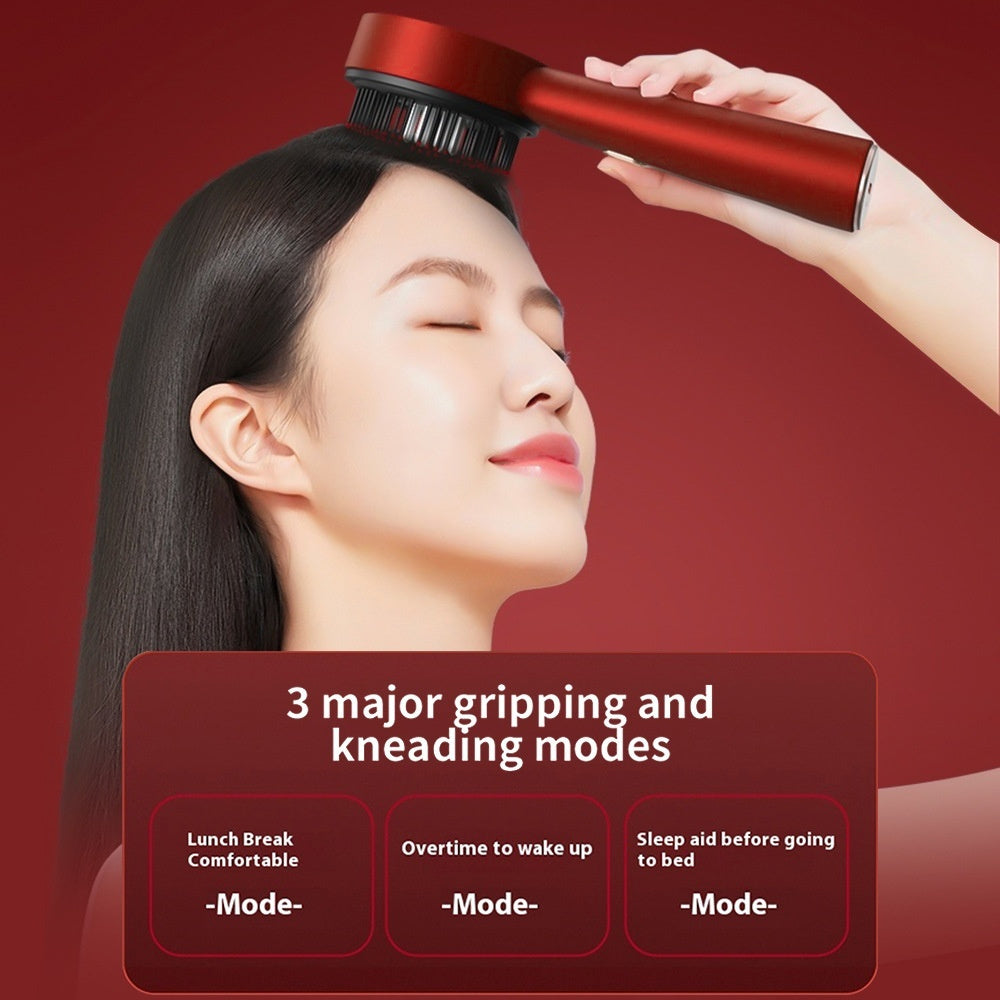 AZTrendy ScalpRevive Electric Oil Applicator 💆‍♀️💧 (Red / Dark Gray)