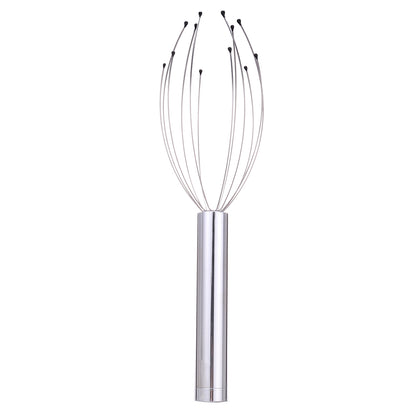 AZTrendy OctoVibe Head Massager 🐙💆 (Silver / Red / Blue)