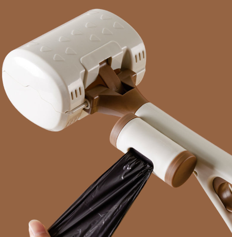 AZTrendy Pet Portable Poop Scooper 🐶💩 (Kaki Brown/ Gray/ Black and Yellow)