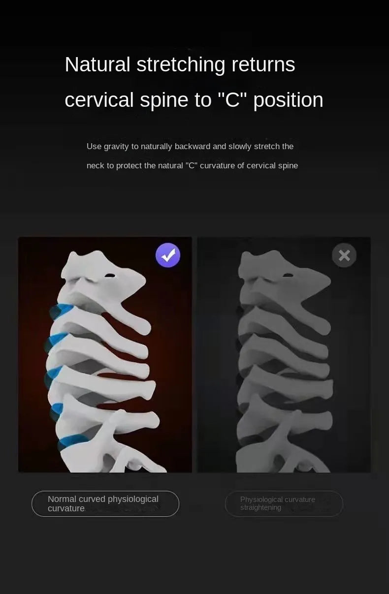 AZTrendy NeckCloud Pillow: Gravity Acupressure Massager 💆‍♂️💙 (Blue)