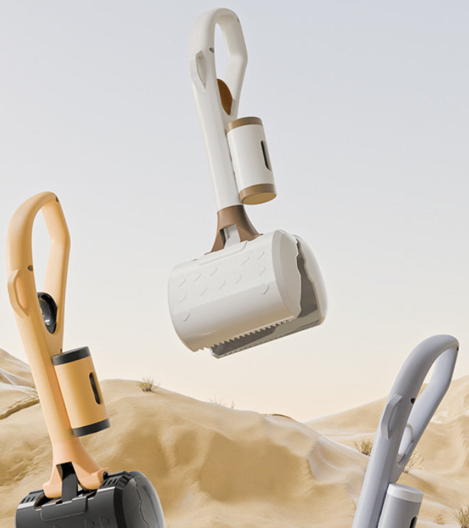 AZTrendy Pet Portable Poop Scooper 🐶💩 (Kaki Brown/ Gray/ Black and Yellow)