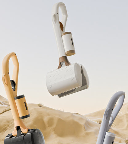 AZTrendy Pet Portable Poop Scooper 🐶💩 (Kaki Brown/ Gray/ Black and Yellow)