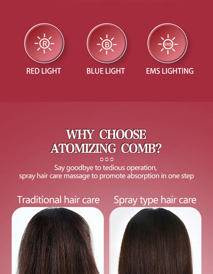 AZTrendy ScalpSpa Red Light Nano Hydration (Red/White) 💆‍♀️🔥