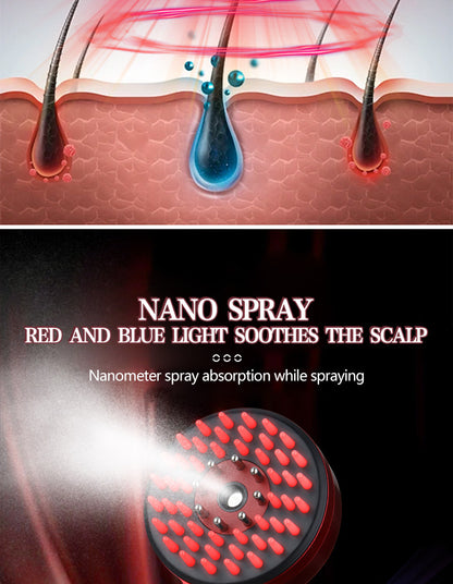 AZTrendy ScalpSpa Red Light Nano Hydration (Red/White) 💆‍♀️🔥