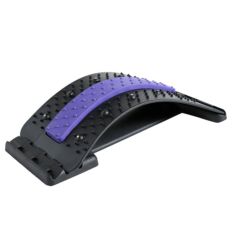 AZTrendy SpineArch Lumbar Stretcher: 3-Level Adjustable Corrector (Blue/Green/Red/Purple)🧘‍♂️🔙