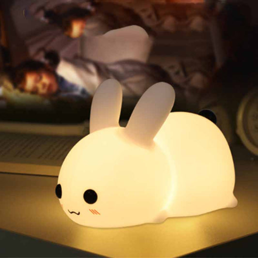 AZTrendy BunnyGlow  Rabbit LED Night Light Silicone Lamp USB Rechargeable Dimmable 🐰✨
