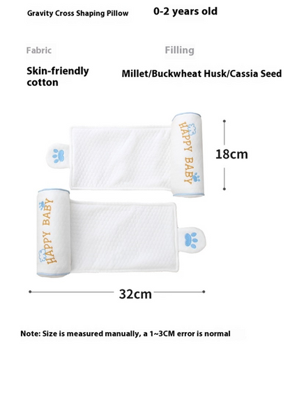 🍼 AZTrendy Baby Head Shaping Pillow (Blue Claw/ Lollipop)