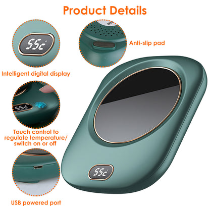 AZTrendy SmartHeat Adjustable Mug Warmer ☕🌡️ (Pink / White / Green)