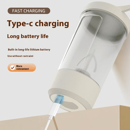 AZTrendy ProMix Electric Shaker: 400ml / 7000 RPM Auto-Mixer (Black / White) ⚡🥤